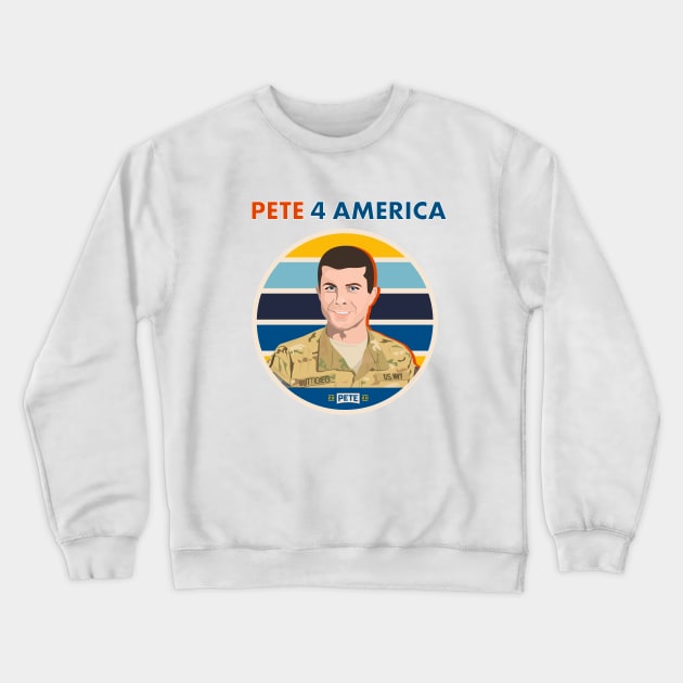 Veteran For America Crewneck Sweatshirt by Jasper Brand